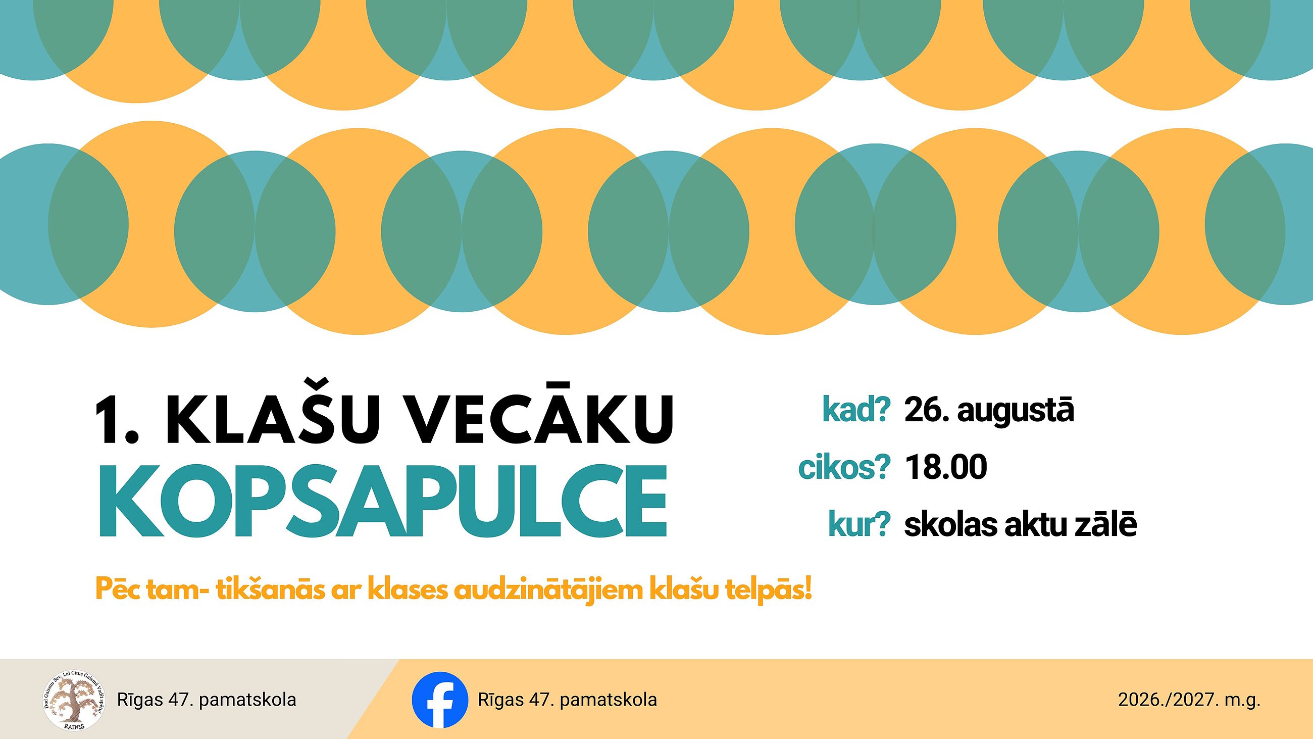 1. klašu vecāku kopsapulce